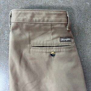 Wrangler Men's Khaki and Brown Trousers